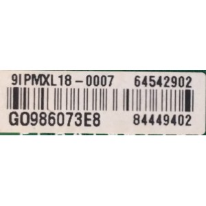 MAIN PARA TV LG / NUMERO DE PARTE EBU64542902 / EAX67923702 / 64542902 / 84449402 / 9IPMXL18-0007